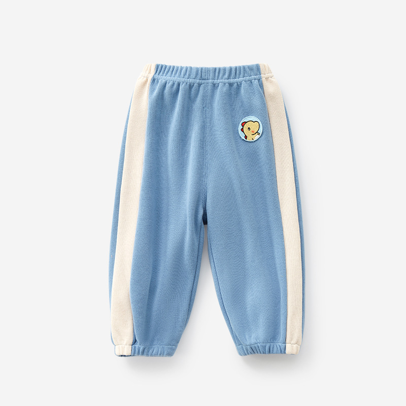 Pantalones para bebé para primavera y otoño, adecuados para niños y niñas de 1 a 2 años, pantalones largos informales para niños pequeños, pantalones deportivos para niños.
