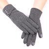 Demi-season keep warm street gloves, warm roly-poly doll, new collection