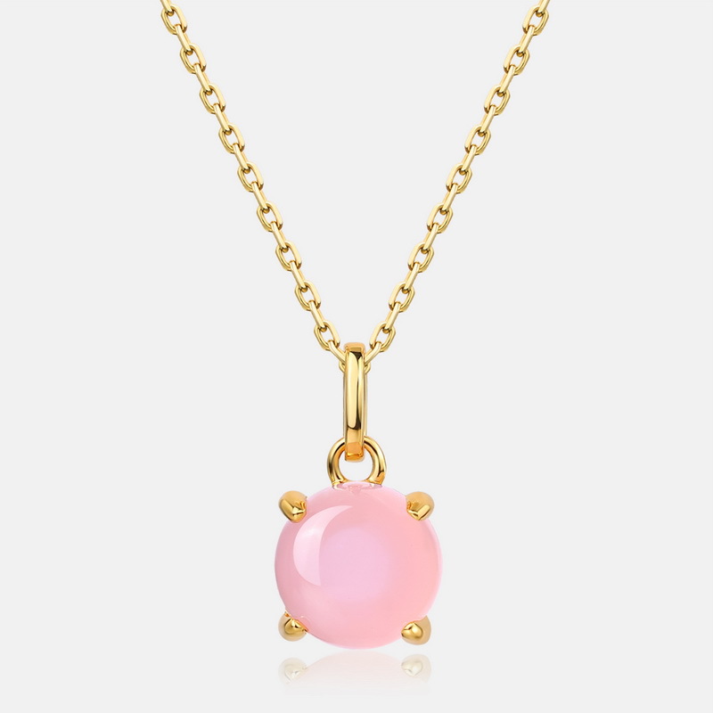 Colgante de tesoro de color de caramelo simple de lujo ligero transfronterizo S925 con cara de huevo de garra de plata Colgante de diamante de color multicolor personalidad de moda