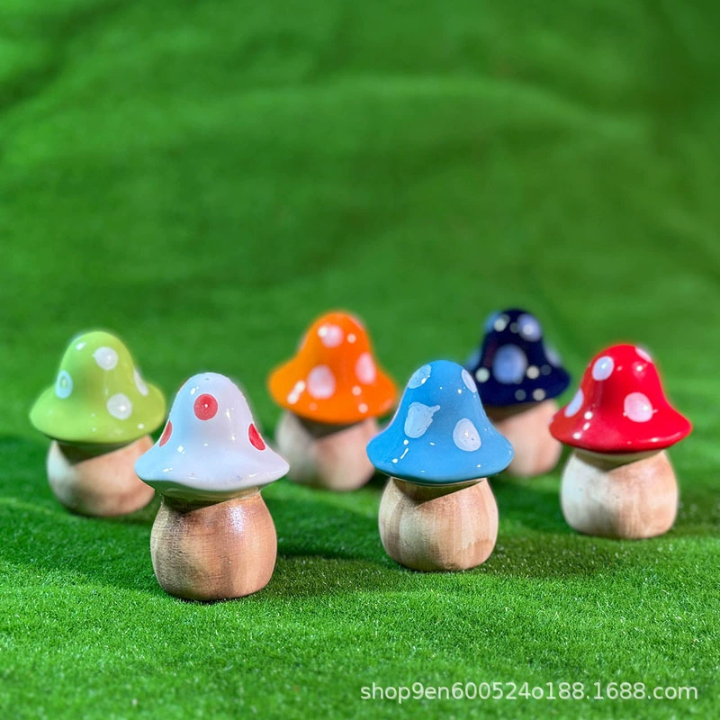Моделирование садоводства украшения керамический маленький грибной двор мясистый сад ландшафтный аксессуар декоративные уличные поделки экспорт