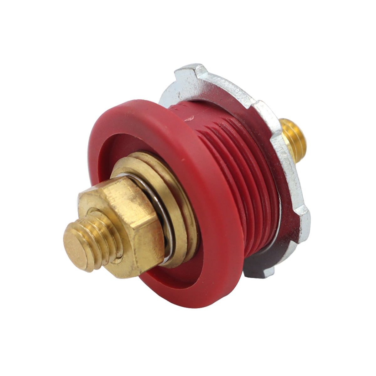 Terminal de carga de la batería par rojo y negro sin sombrero conector de terminal de la batería columna de carga de la batería a distancia