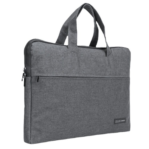 Deli 5590 portable briefcase office meeting bag computer bag business document bag handbag printed logo