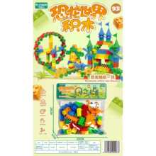 批发儿童幼儿园积木拼插接积木桌面益智夜市玩具雪花片大块积木
