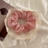 Розовый (кружево с стразами)