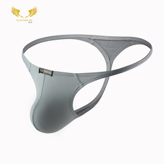 廠家直供男士內褲 錦綸性感低腰同志單丁T褲跨境外貿大碼丁字褲男
