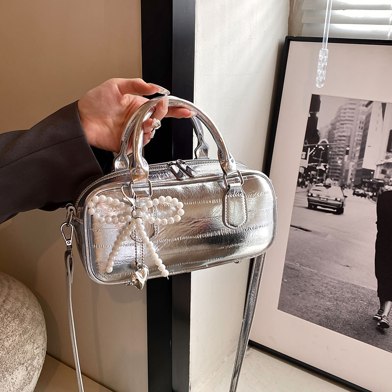 小眾時尚手提小方包女韓版氣質單肩包2024夏季簡約休閒斜挎包