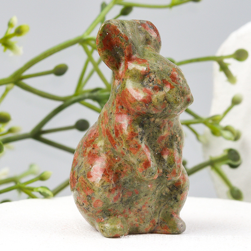 1.5 인치 꽃 녹색