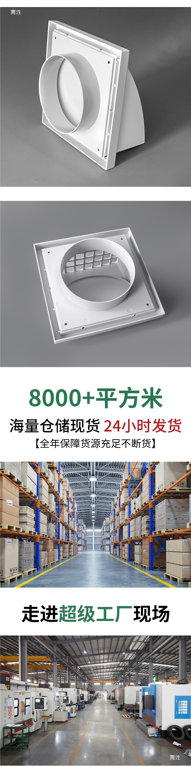 Abs Exterior Wall Exhaust Vent, Rv Rainproof Ventilation Cap, Wind Cover, Ship Ventilation Duct Outlet