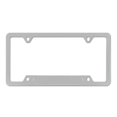 trade hot U.S. standard license plate: License plate holder/license plate holder - slotted-aluminum-alloy-silver-oxide