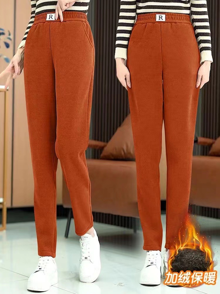 [R자 스트레이트]-오렌지/벨벳 및 두꺼워짐