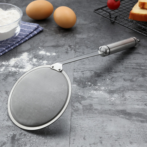 304 stainless steel colander, ultra-fine 80 mesh filter spoon, soy milk mesh sieve, grease and oil separator spoon, oil filter mesh, foam and oil separator