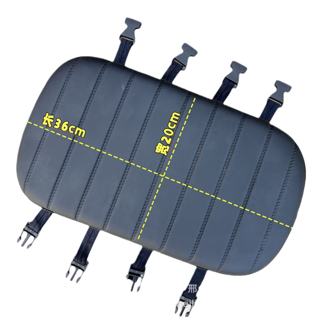 asiento trasero de vehículo eléctrico elevado y grueso para bicicleta tripulada plegable de asiento trasero de vehículo elevado y fijo de perno almohadilla de oruga