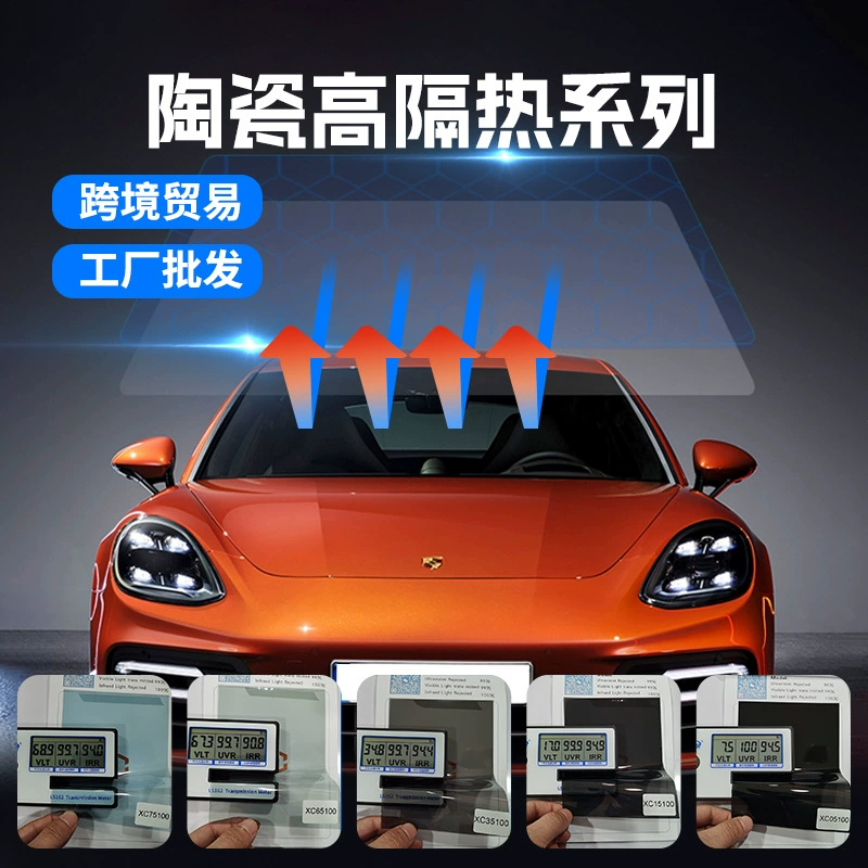 Высокоизоляционная автомобильная солнцезащитная пленка, нанокерамическая пленка для окон, прямые продажи с завода и оптом, солнцезащитная пленка, взрывозащитная пленка, пленка для стекла