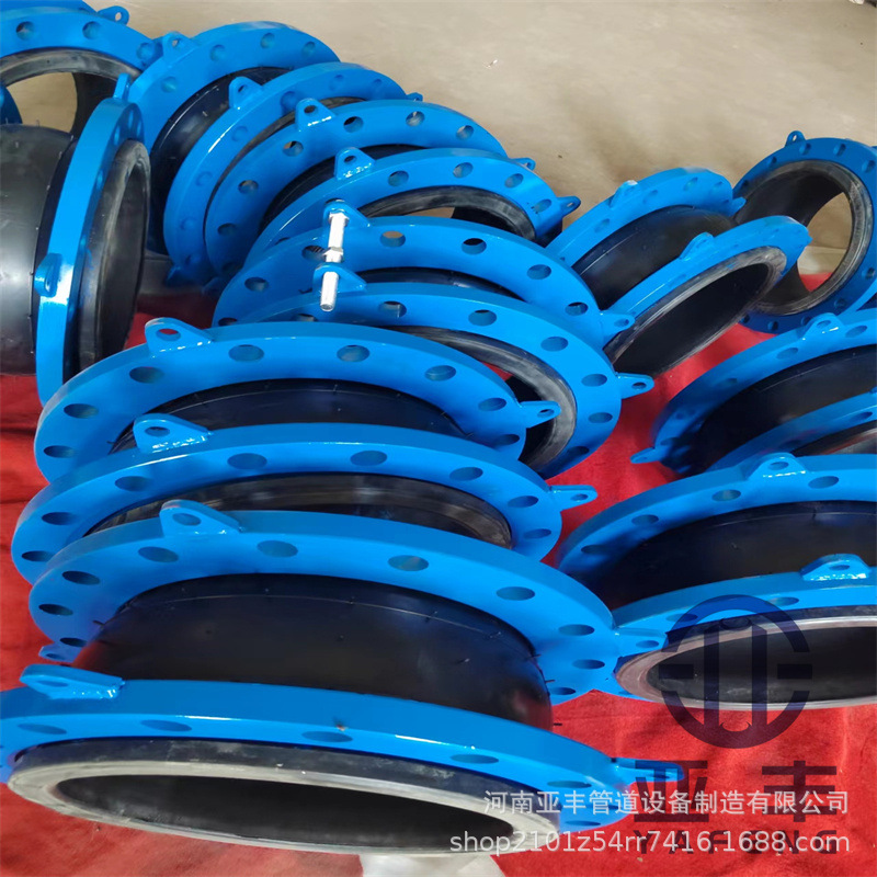 现货销售卡箍式橡胶接头 卡箍式柔性接头 橡胶软连接型号齐全