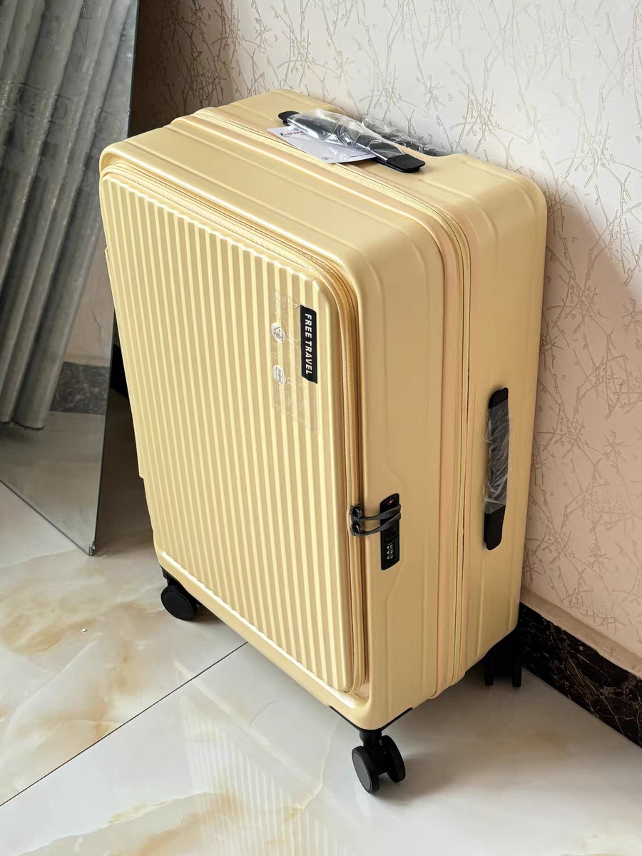 Side Opening Luggage Case Women's 2025 New Expandable Multifunctional Trolley Case 20 Inch Suitcase Boarding Luggage Case Men's