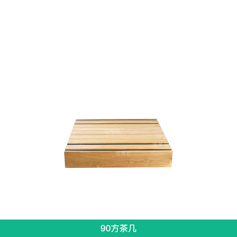 Sofá de ratán para exteriores, muebles impermeables y resistentes al sol para patio, terraza de jardín, conjunto de cama individual de teca para descanso.