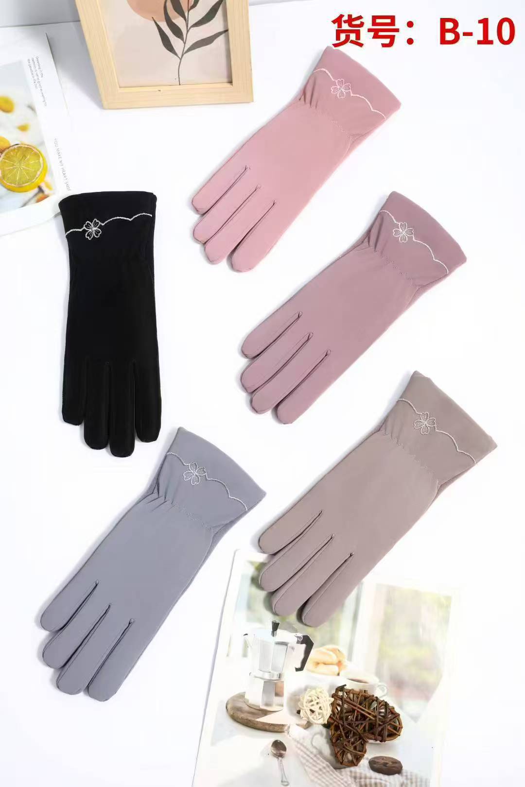 Guantes de invierno para mujer forrados de lana engrosada estudiante cálido resistente al frío pantalla táctil conducción guantes de coche eléctrico al por mayor
