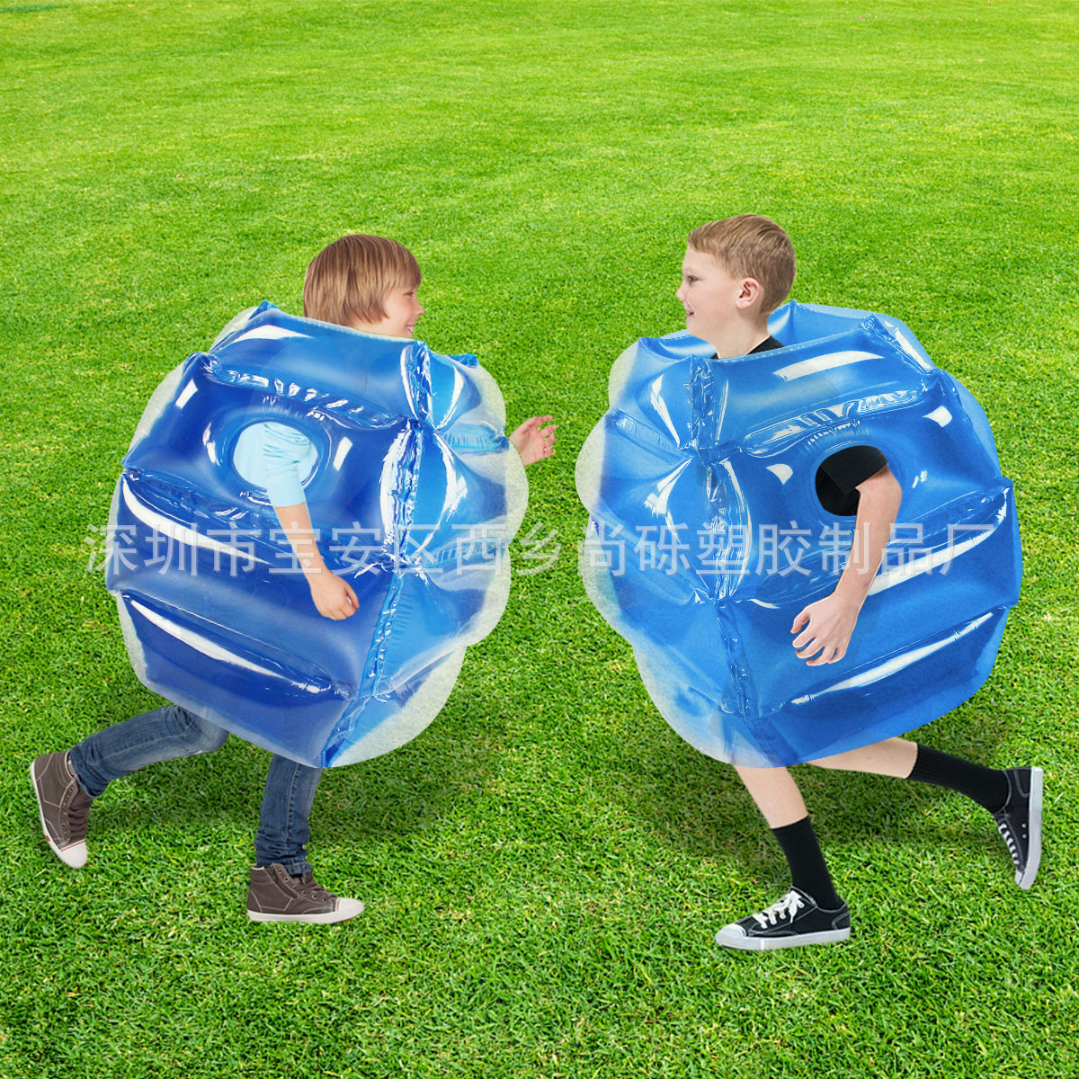 Bola de choque inflable Grass Earth Juegos divertidos Bola de choque al aire libre Bola de choque multijugador Bola de rodillo de nieve