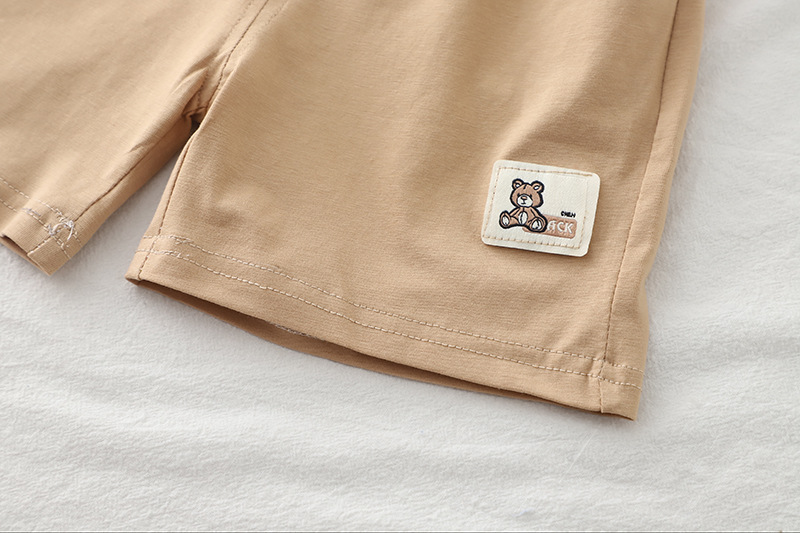 Salopette en jean à manches courtes pour garçon, collection été 2026, ensemble deux pièces tendance pour bébés et jeunes enfants de 1 à 5 ans. ALYCExiyuebaobao_voghion.com