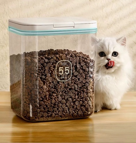 10 catties grain storage bucket dog food bucket pet food bucket cat food bucket moisture-proof sealed tank miscellaneous grain storage box storage tank large