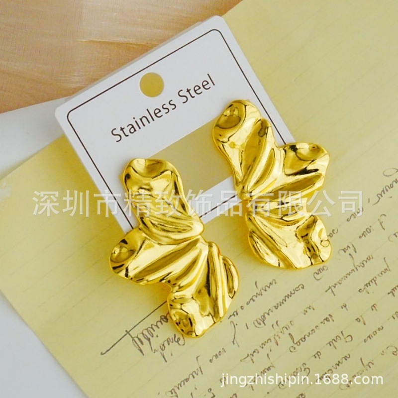 【热销爆款】欧美时尚 跨境个性新款时尚不锈钢耳环 多款轻奢潮流|undefined