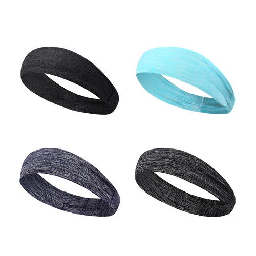 Amazon Summer Sports Sweatband for Men, Absorbent Running Headband, Nylon Ice Silk High Elasticity Quick-Drying Sweat Proof Band