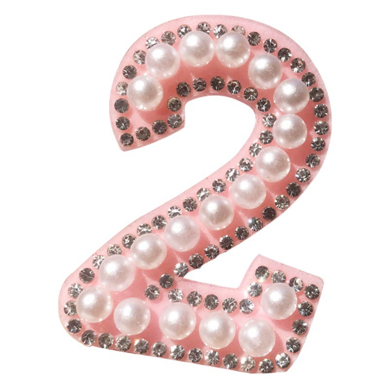 Наклейки с жемчугом и стразами, наклейки с водными жемчужинами, алфавитные и цифровые стразы, украшения для одежды своими руками.