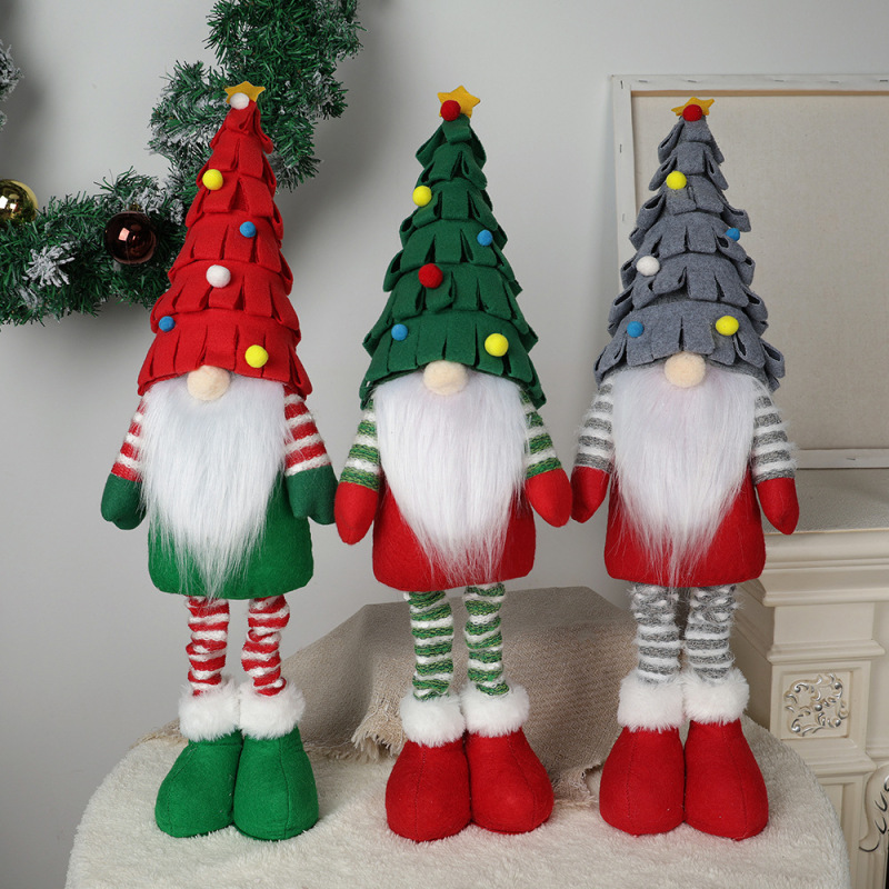 クロスボーダー新しいクリスマスデコレーションツリースタイル人形装飾品北欧スタイルの森の装飾家の装飾|undefined