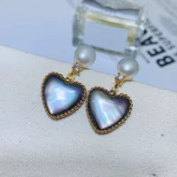 Серебряная игла ручной работы S925 оригинальный дизайн натуральные жемчужные серьги серьги-серьги с дикими любящими моллюсками