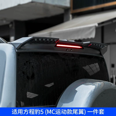 Suitable for Fang Cheng Bao 5Mc Motorcycle tail - equation-leopard-52023-2025-leopard-5-mc-sport-spoiler-gray-universal-fit-new-old-models