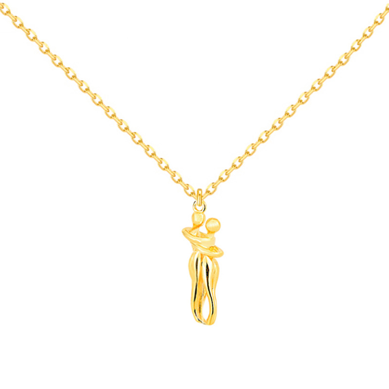 Le Cuivre Plaqué Or 14K Style Simple Humain Placage Pendentif display picture 2