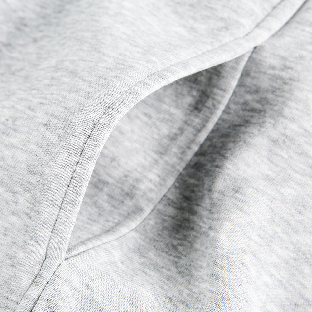 Trendiges Herren-Sweatshirt mit Kapuze und Cardigan – geteiltes Dekonstruktions-Patchwork-Design mit Reißverschlusstaschen, lockere Passform, einfarbig passend zu allen_voghion.com