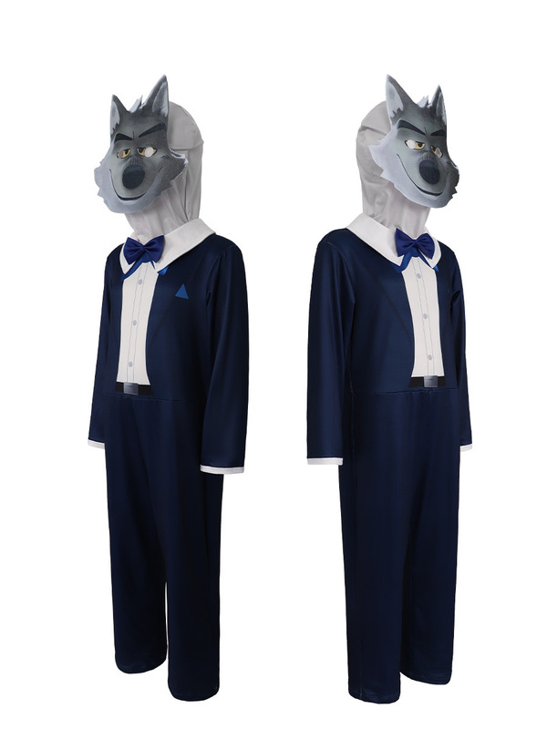 クロスボーダー The Bad Guys バッドガイズ アライアンス cos ビッグ バッド ウルフ ミスター。 オオカミ コスプレ ステージパフォーマンス服|undefined