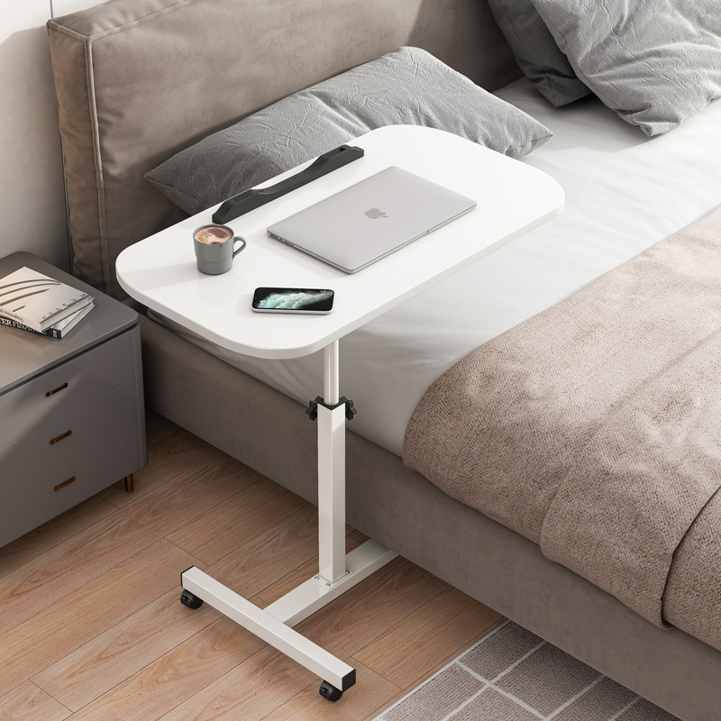 Lazy Man Laptop Desk Bed Table Bedroom Simple Portable Small Desk Can Fold Rotate Rise Bedside Table