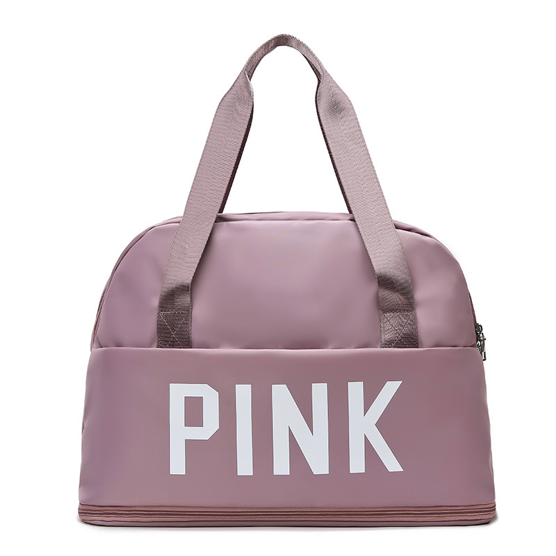 Bolsa de viaje corto, bolsa de acondicionamiento de gran capacidad para mujeres, bolsa de almacenamiento plegable, bolsa portátil, bolsa de equipaje impermeable, bolsa