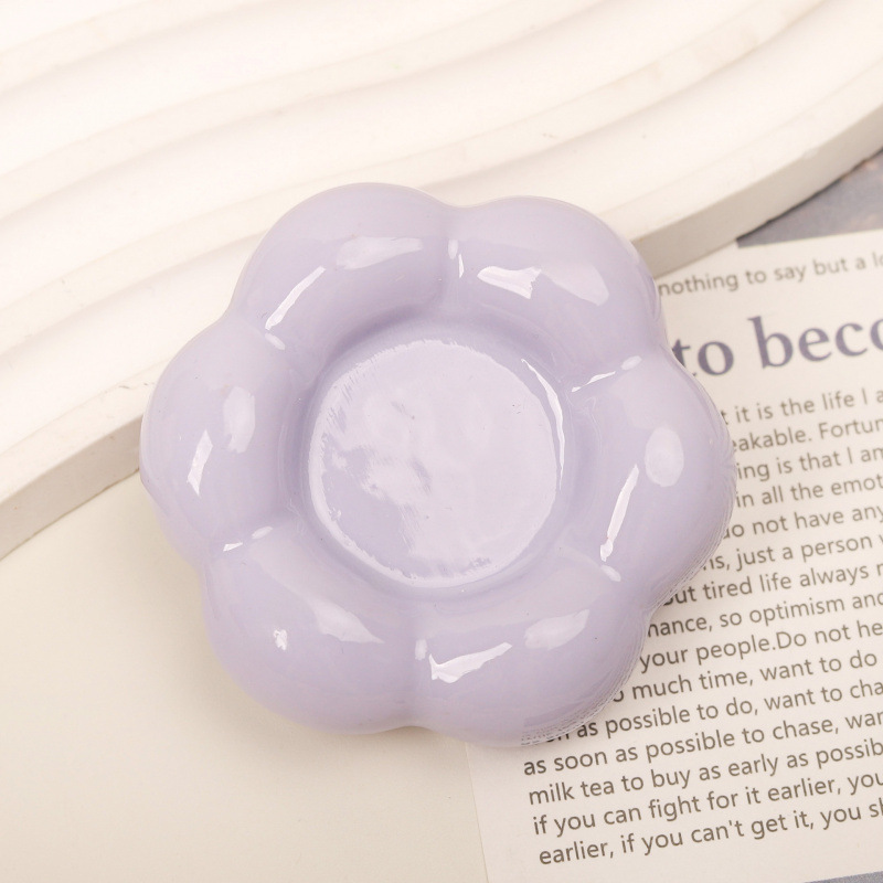 Flores y nubes de resina giratorias base DIY rodamiento giratorio gadget giratorio joyas