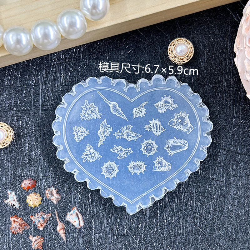 跨境爆款浮雕美甲装饰模具DIY滴胶美甲ins雕花胶蝴蝶金鱼指甲装饰|undefined