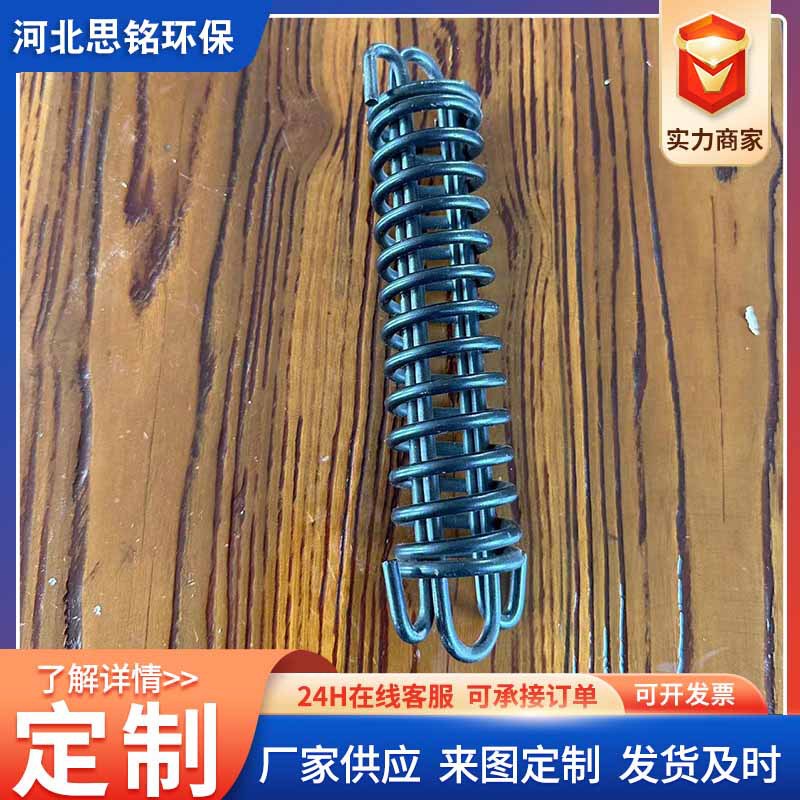 做各类弹簧五金冲压包装材料数控车床件缓冲弹簧配件镀铬大除尘器