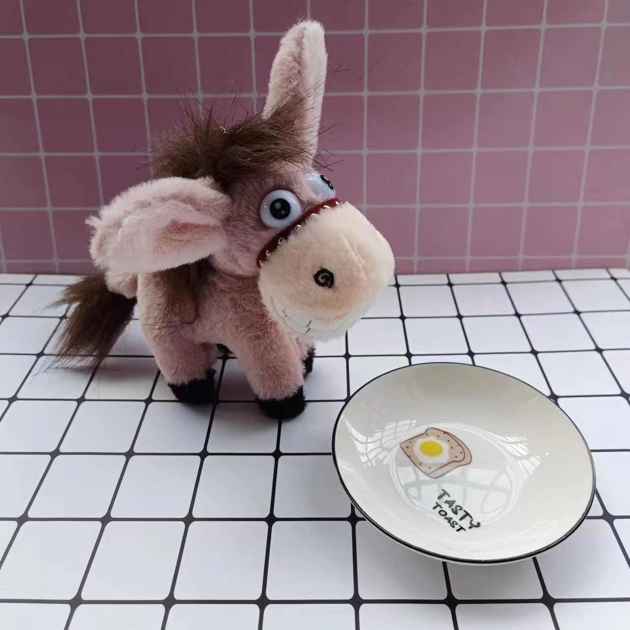 16cm 이빨 당나귀 핑크