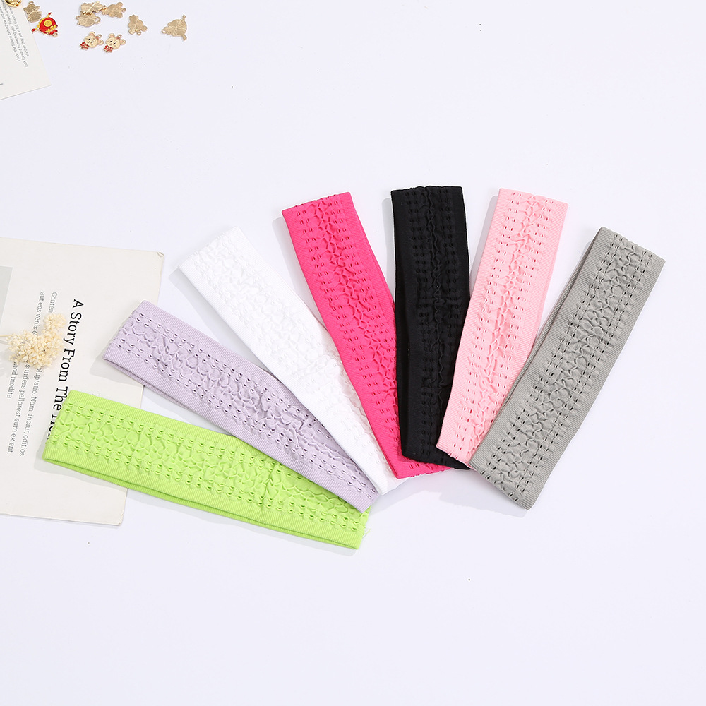 Widened Sports Headband for Men and Women, Sweat-Absorbing and Sweat-Wicking Headband for Yoga, Fitness, Summer Cycling, and Running
