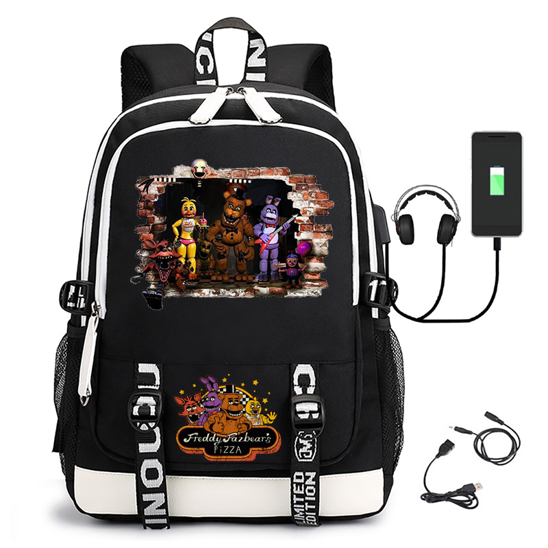 上新跨境双肩背包休闲简约玩具/熊游戏时尚流行潮流百搭男女旅行