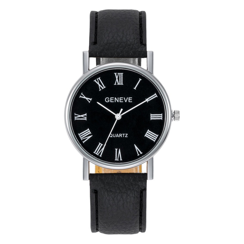 Reloj de pulsera para hombre con esfera de números romanos, estilo casual de negocios, moderno, ideal para regalo, venta directa de fábrica