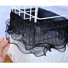 荷葉邊布料木耳邊百褶裝飾裙邊蕾絲毛衣領口袖口花邊衣服下擺輔料