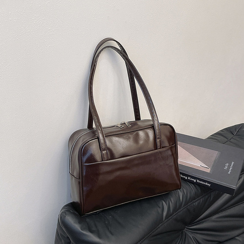 Niche Texture Underarm Bag for Spring and Summer 2025, Korean Official Bag, Versatile and Large Capacity, Shoulder and Hand Carry