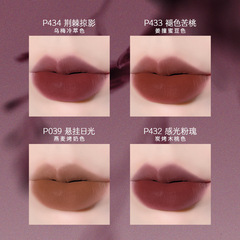 Matte Lip Mud Nalejia P433 Lip Mud in a nude shade with a misty, matte, air-velvet finish