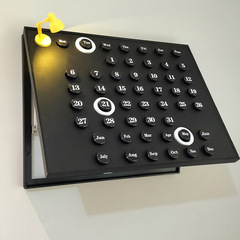 電気メーターの箱の装飾画のデジタルカレンダーの標識の冷蔵庫は黒板の絵の電気のブレーキの箱の電源のスイッチを貼って醜い神器を遮ります。