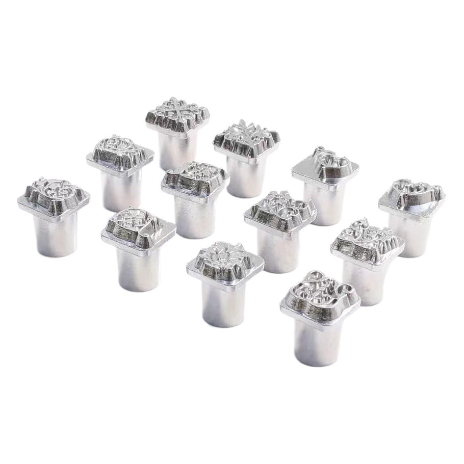 Las herramientas de cuero traje de cuero curtido vegetal tallado de cuero Tang hierba Impresión Punch 12 constelación de animales y plantas Zodiaco patrón marcas