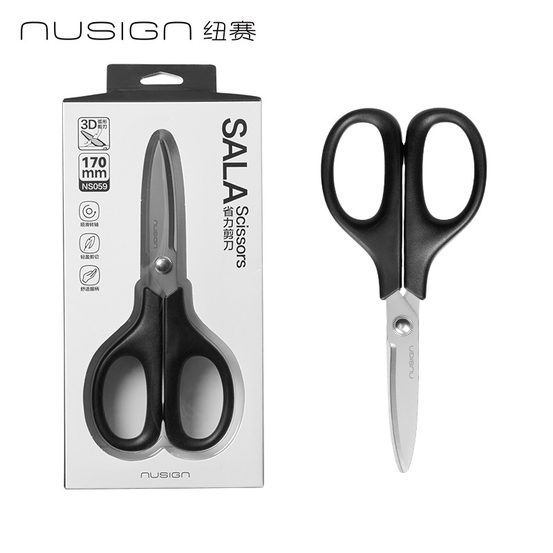 NS058 / NS059 tijeras de oficina hechas a mano tijeras de arte portátiles para estudiantes tijeras de mano