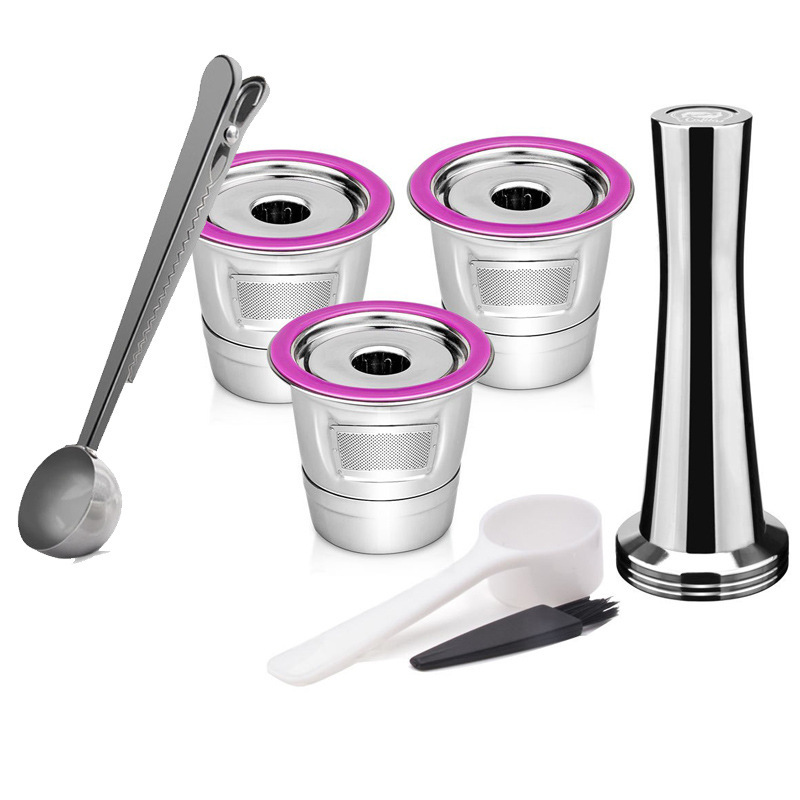 Cross-border suit stainless steel coffee filter cup Keurig2.0/1.0 coffee machine reusable K cup