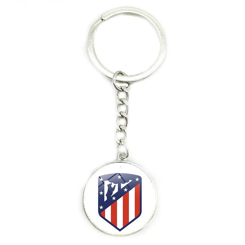 Serie A La Liga Bundesliga Premier League Ligue 1 Equipo de fútbol Emblema Tiempo Gema Llavero Colgante de coche Producción del equipo